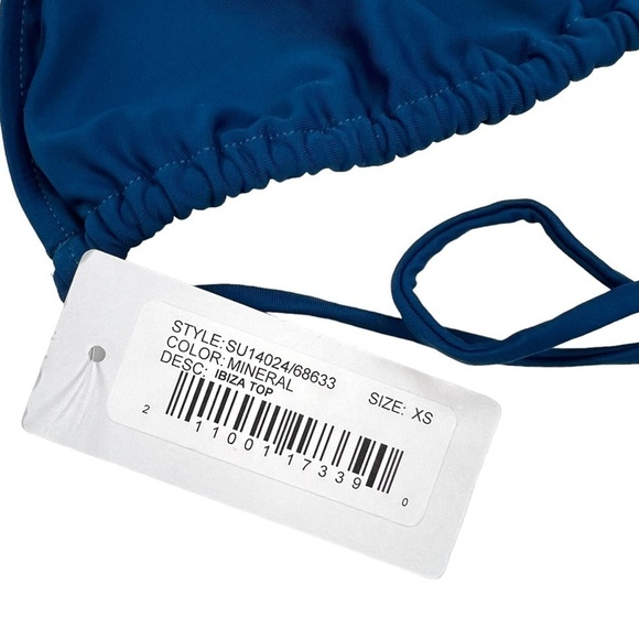 Rachel Pally Mineral Ibiza Triangle String Bikini Top Size XS - Picture 7 of 7